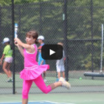 Tennis Camps - Girl Backhand Practice