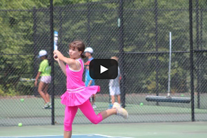 Tennis Camps - Girl Backhand Practice
