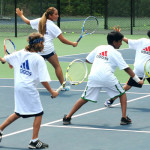 Tennis Camps - Coaching Backhand Shots