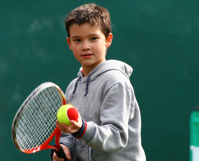 Boy Tennis Player - Training