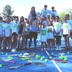 adidas tennis campers group photo